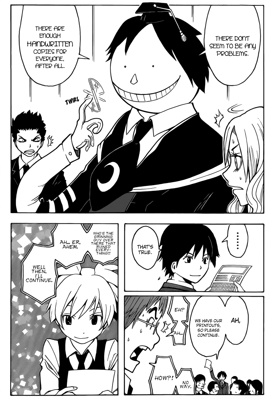 Assassination Classroom Extra chapter 11 - page 14