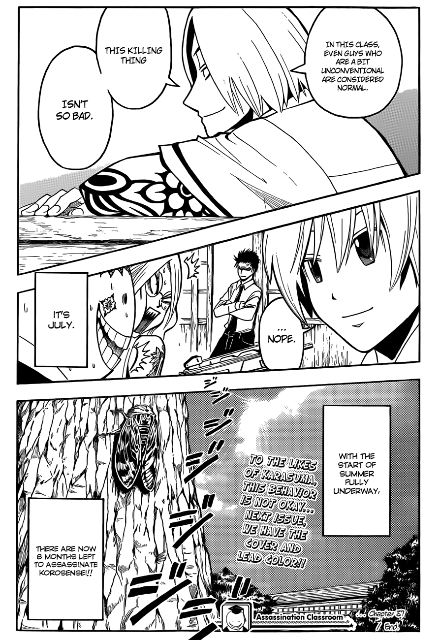 Assassination Classroom Extra chapter 37 - page 20