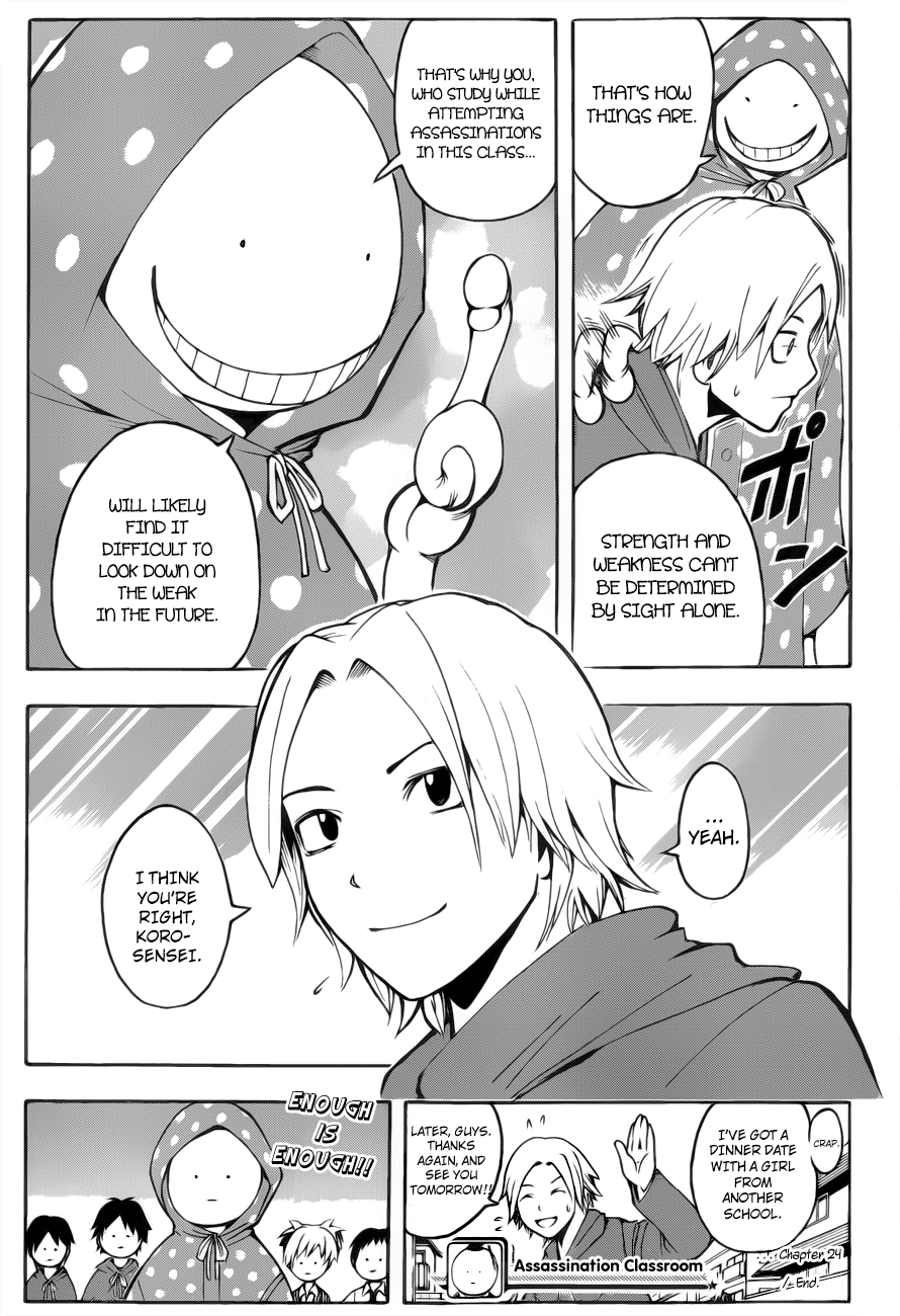 Assassination Classroom Extra chapter 24 - page 20