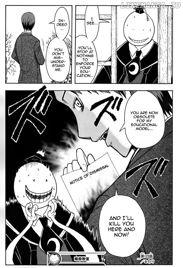 Assassination Classroom Extra chapter 123 - page 20