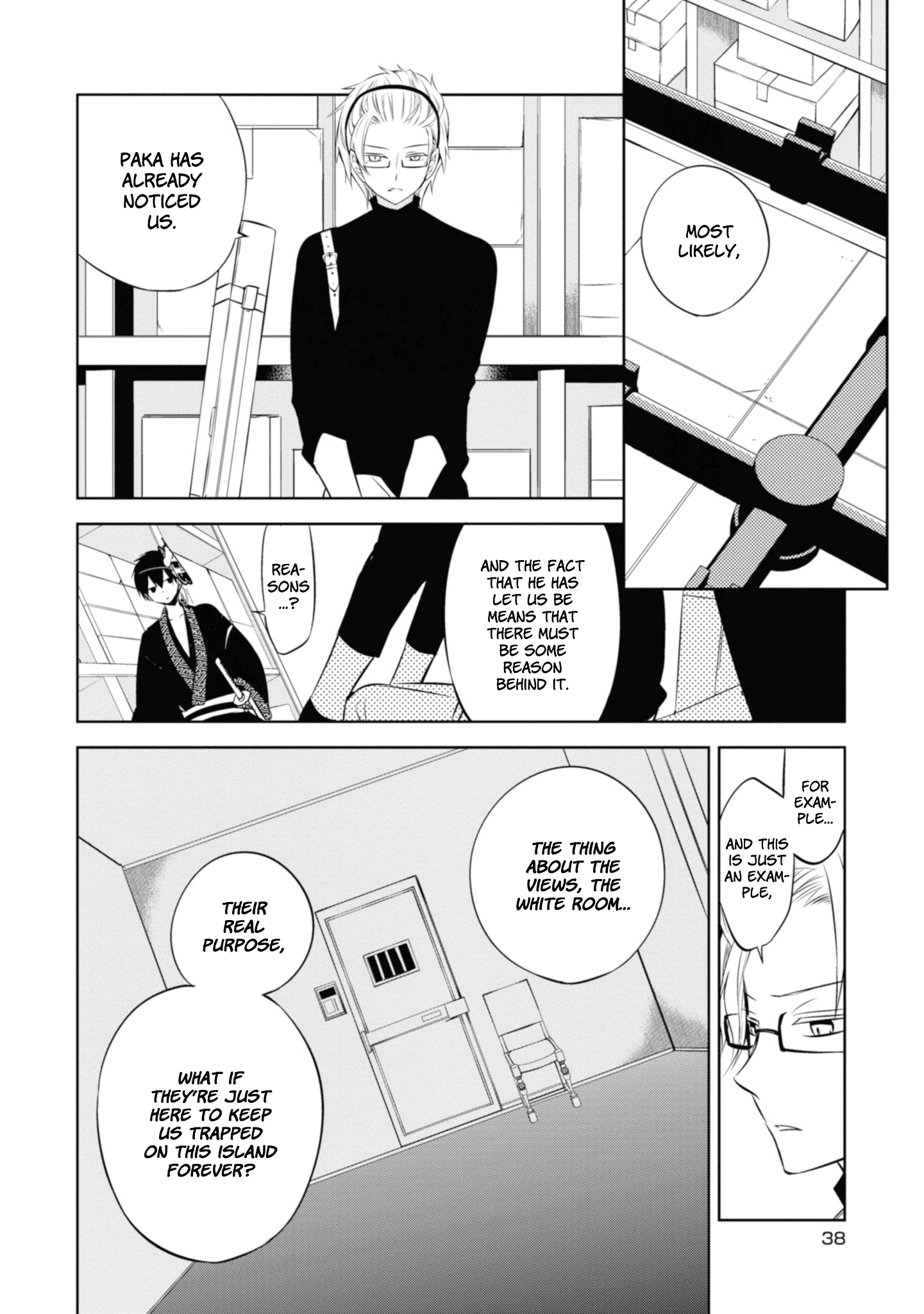 Naka no Hito Genome [Jikkyouchuu] chapter 34 - page 38