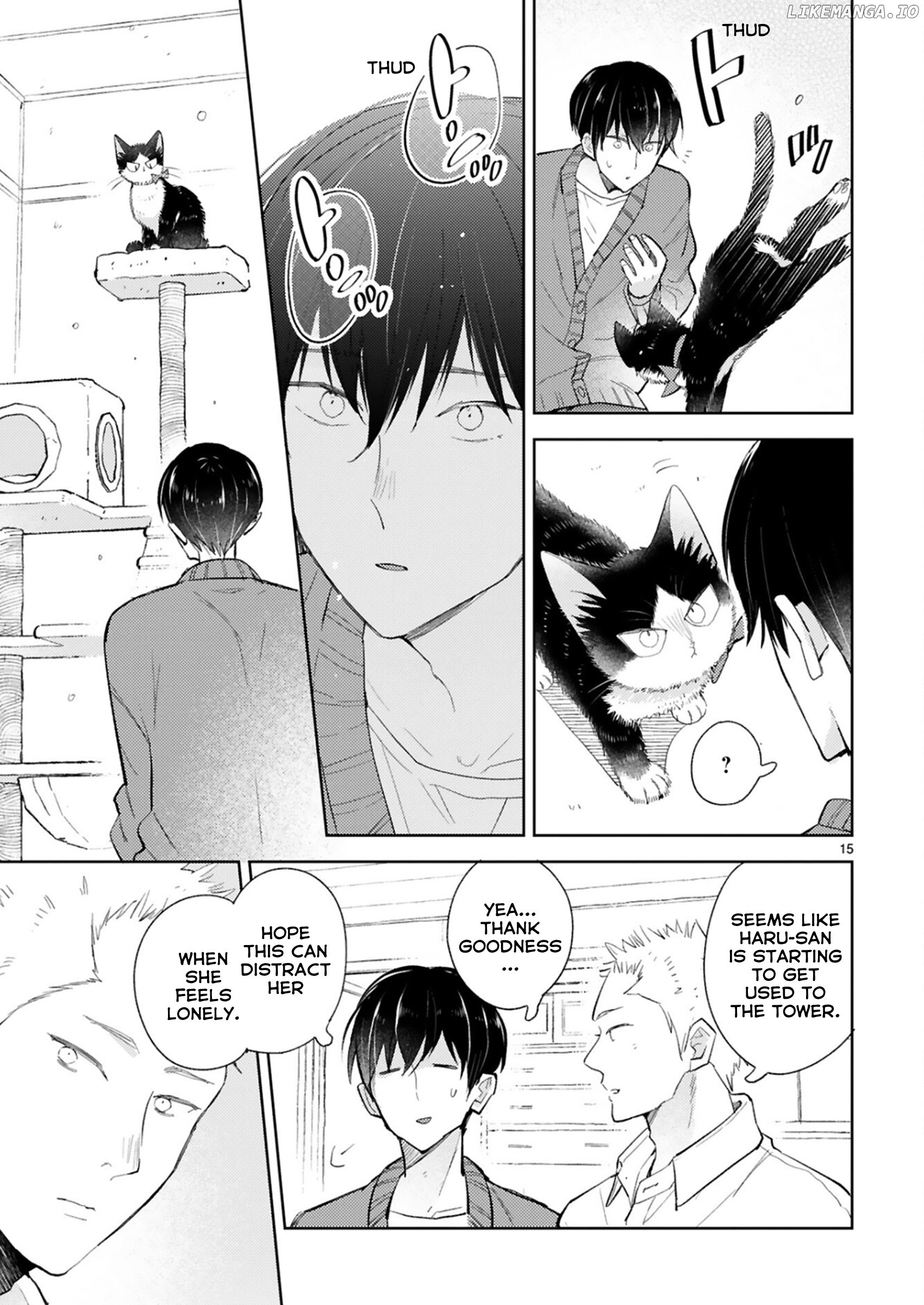 Doukyonin wa Hiza, Tokidoki, Atama no Ue. chapter 24.1 - page 15