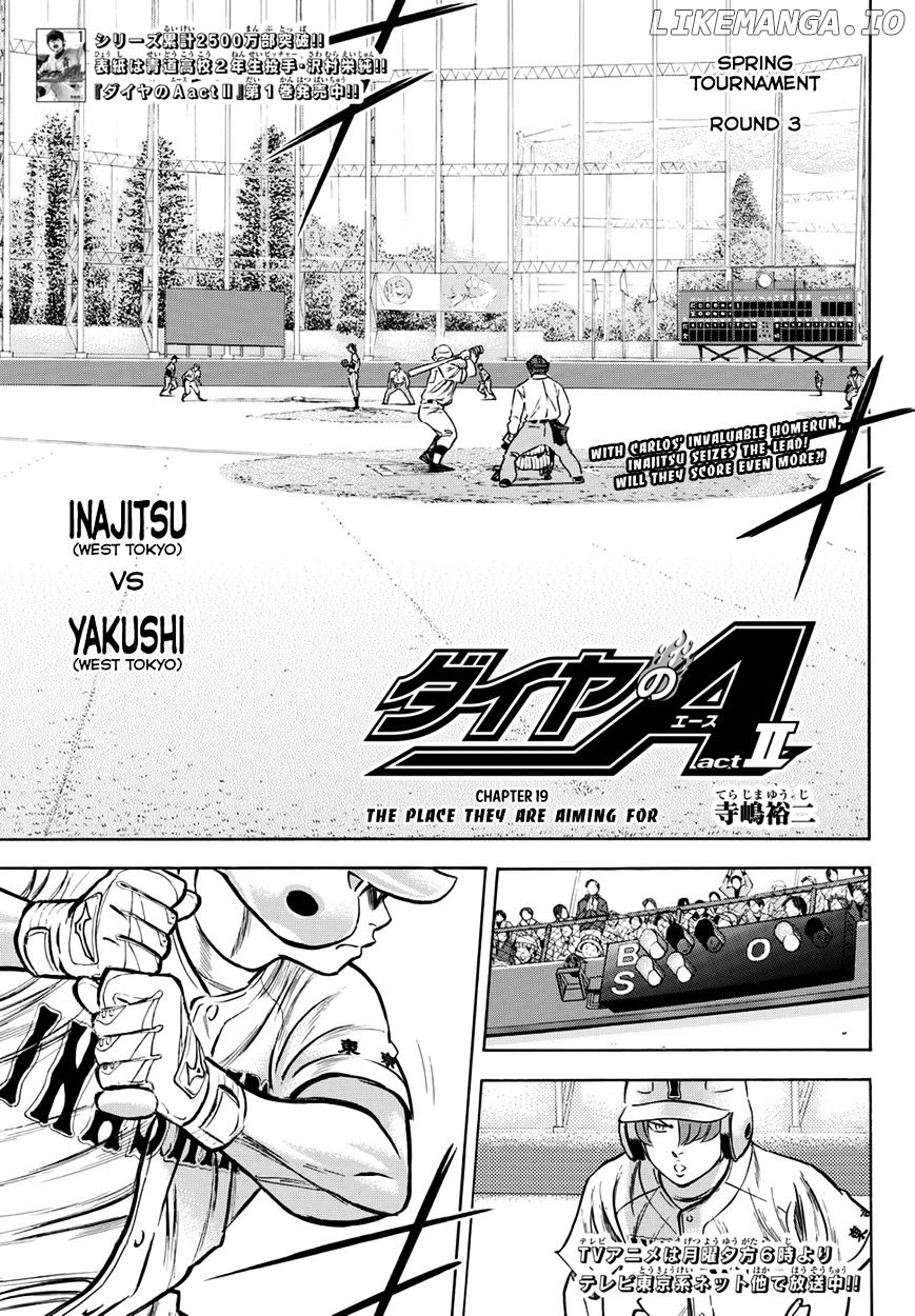 Daiya no A - Act II Chapter 19 - page 1