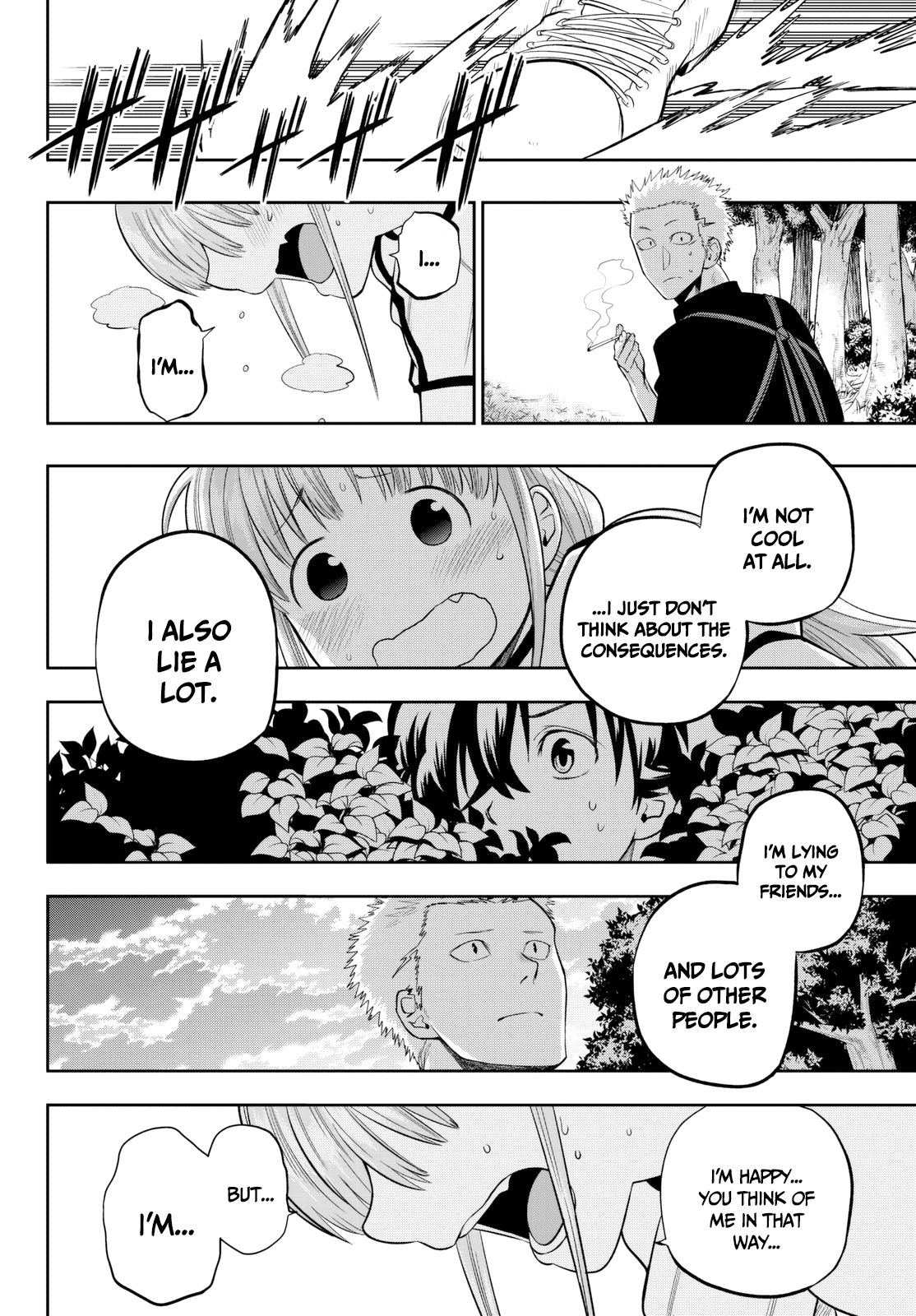 Hoshino, Me o Tsubutte. chapter 58 - page 18