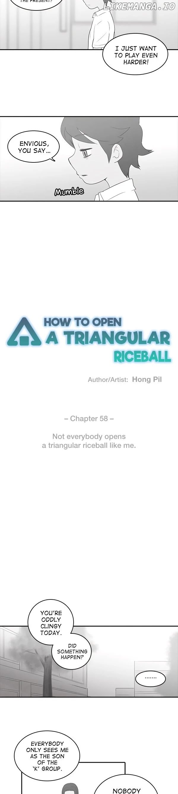 How To Open A Triangular Riceball chapter 58 - page 4