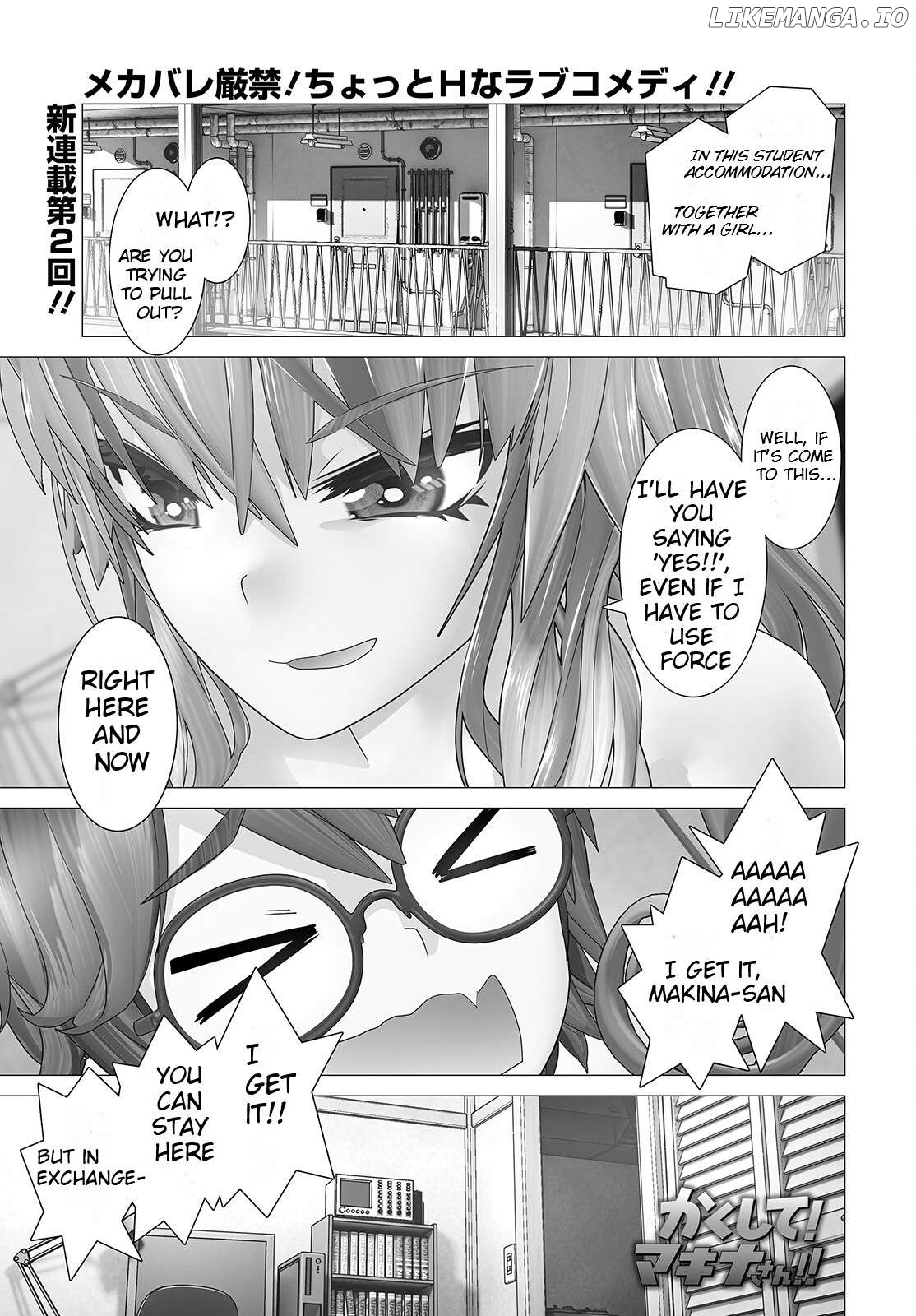 Kakushite! Makina-san!! Chapter 2 - page 1