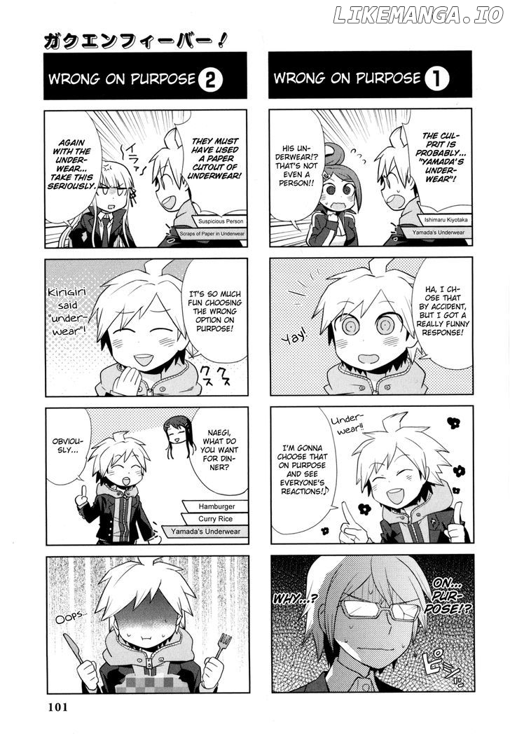 Danganronpa - Academy of Hope and High School of Despair 4-koma Kings chapter 2 - page 103