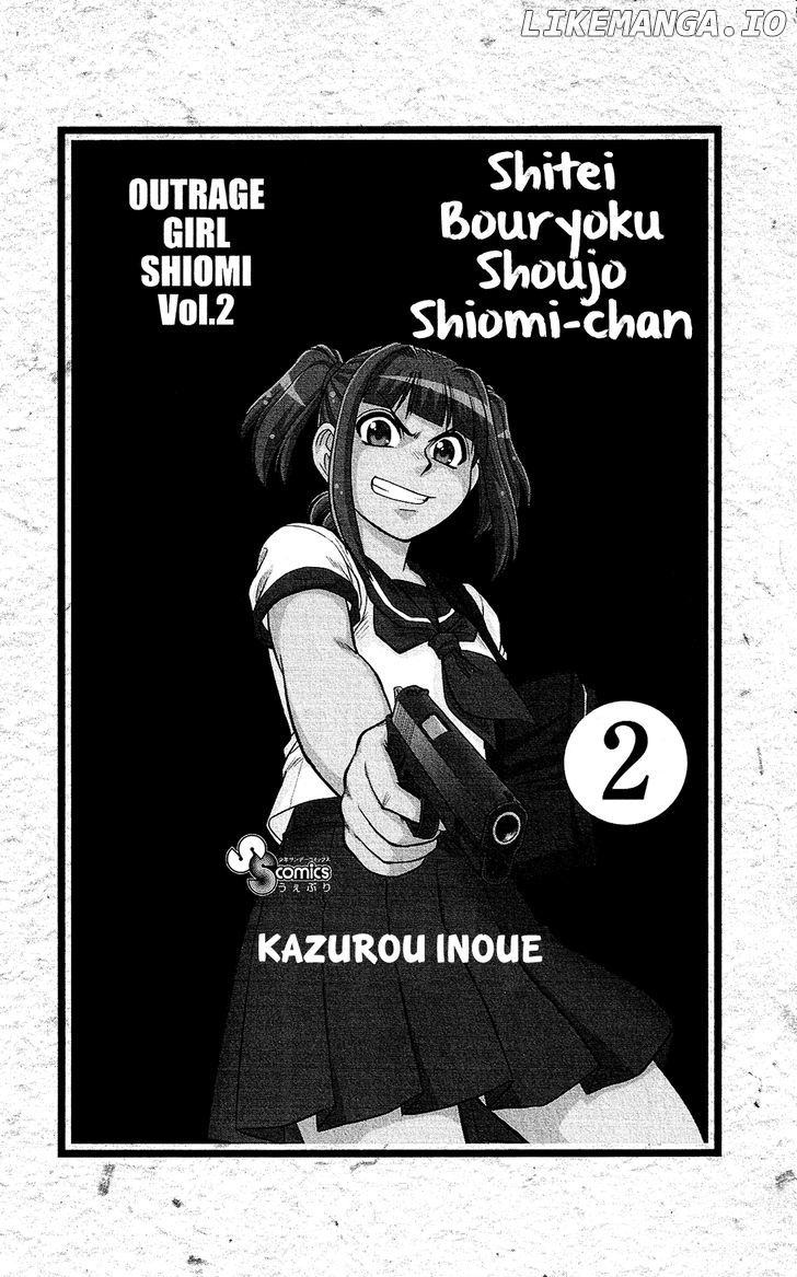 Shitei Bouryoku Shoujo Shiomi-chan chapter 6 - page 1