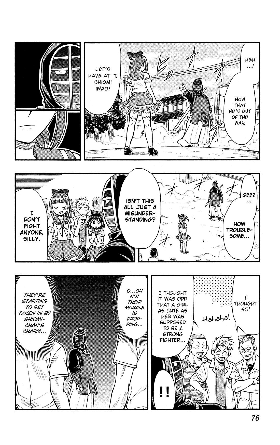 Shitei Bouryoku Shoujo Shiomi-chan chapter 14 - page 20