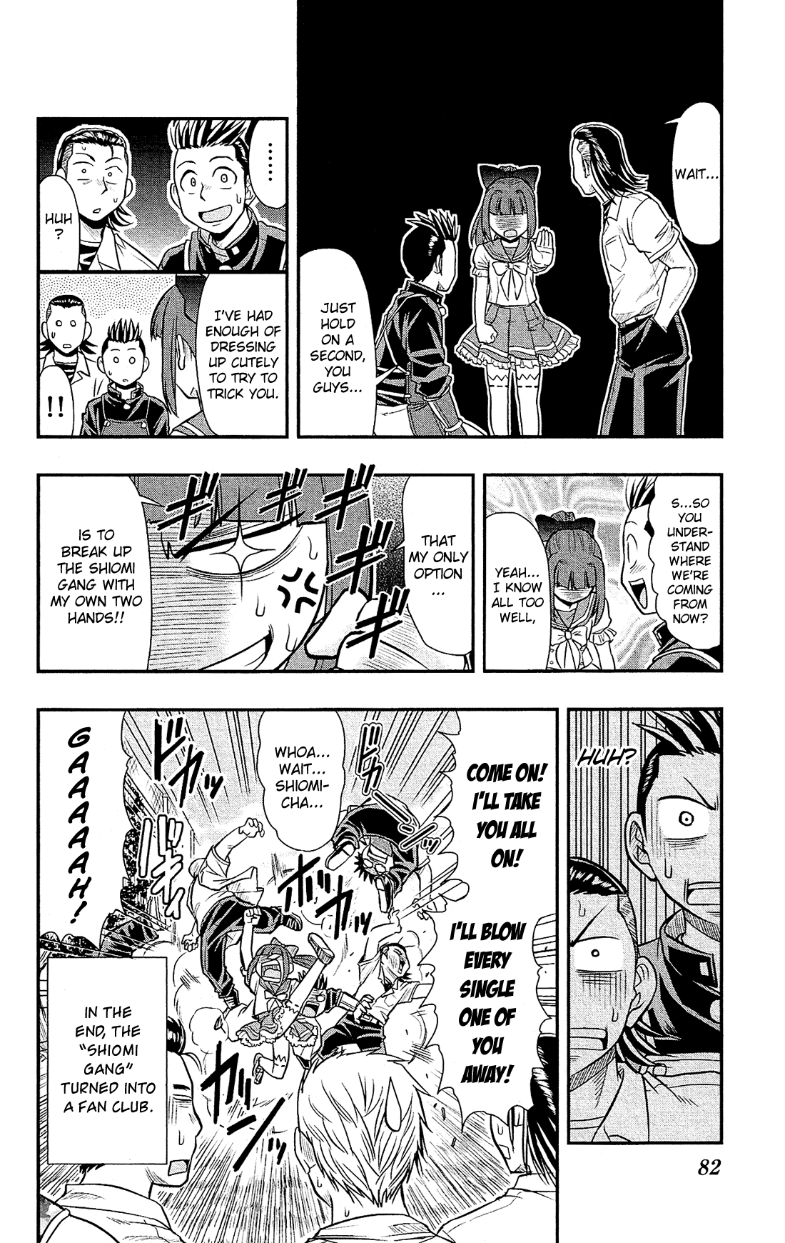 Shitei Bouryoku Shoujo Shiomi-chan chapter 14 - page 26