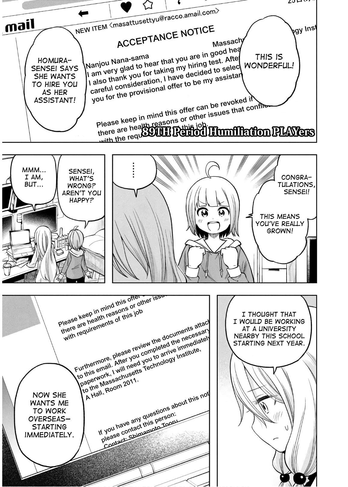 Why are you here Sensei!? chapter 89 - page 1