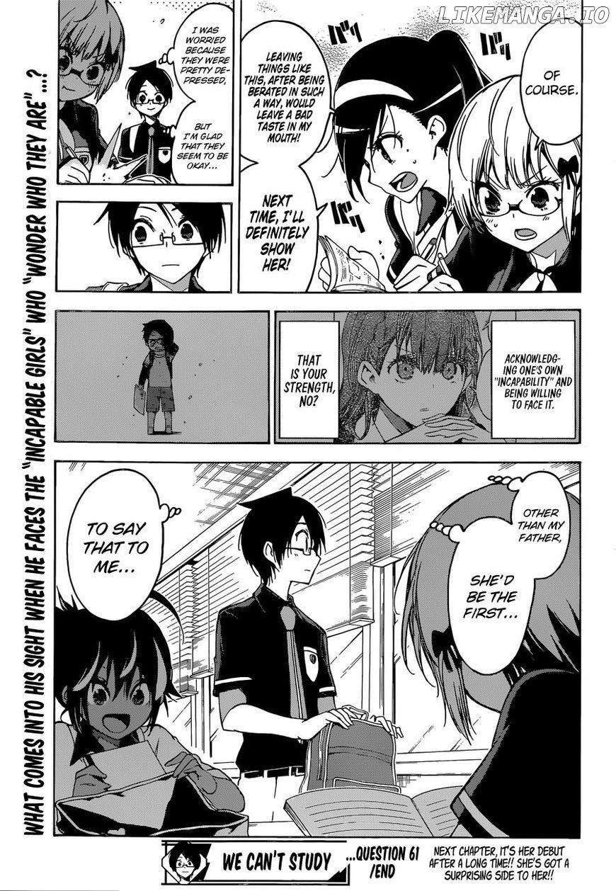 Bokutachi wa Benkyou ga Dekinai Chapter 61 - page 22