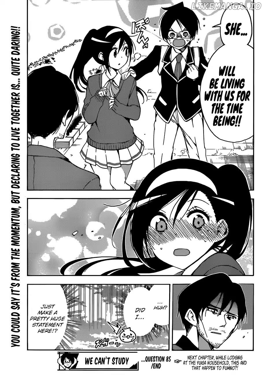 Bokutachi wa Benkyou ga Dekinai Chapter 85 - page 20