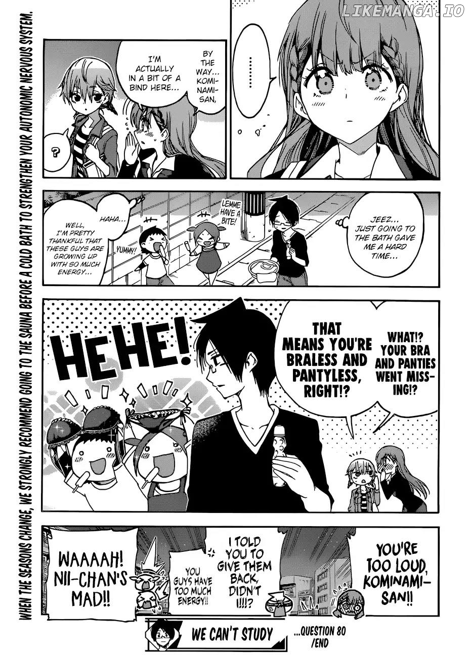 Bokutachi wa Benkyou ga Dekinai Chapter 80 - page 20