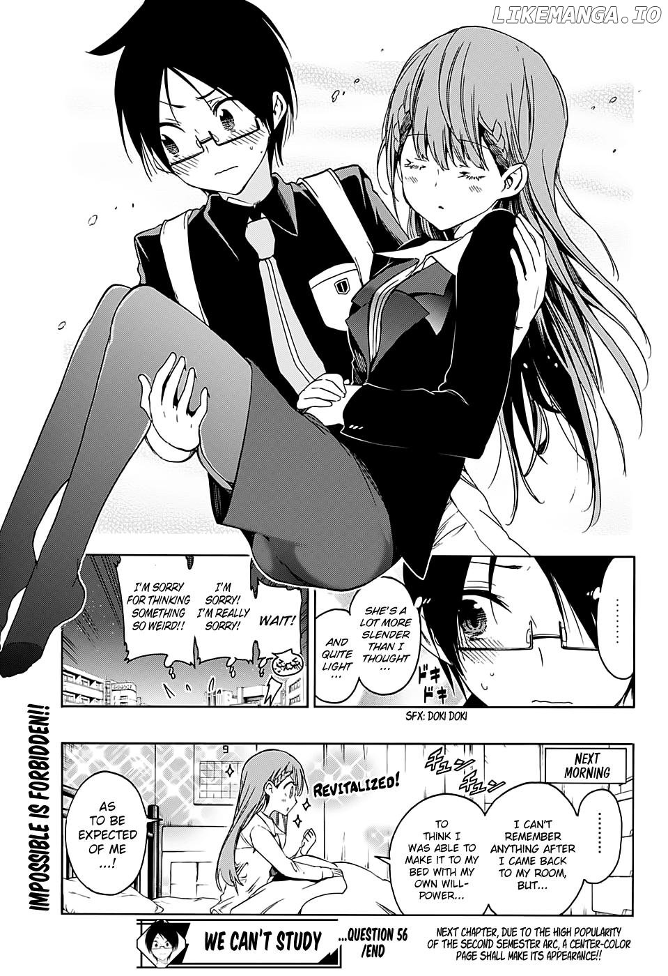 Bokutachi wa Benkyou ga Dekinai Chapter 56 - page 20