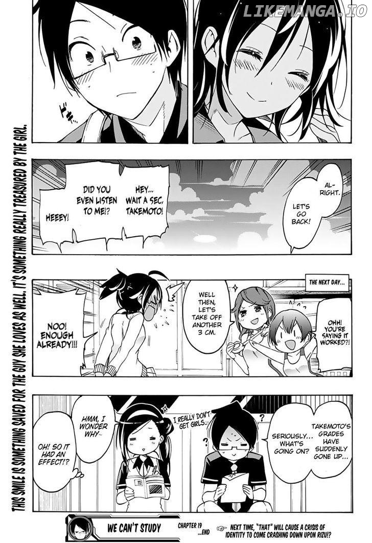 Bokutachi wa Benkyou ga Dekinai Chapter 19 - page 20