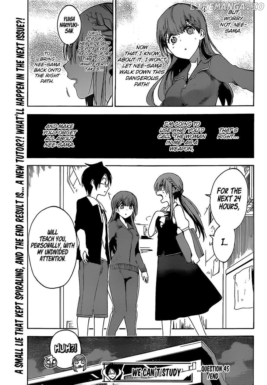 Bokutachi wa Benkyou ga Dekinai Chapter 45 - page 20