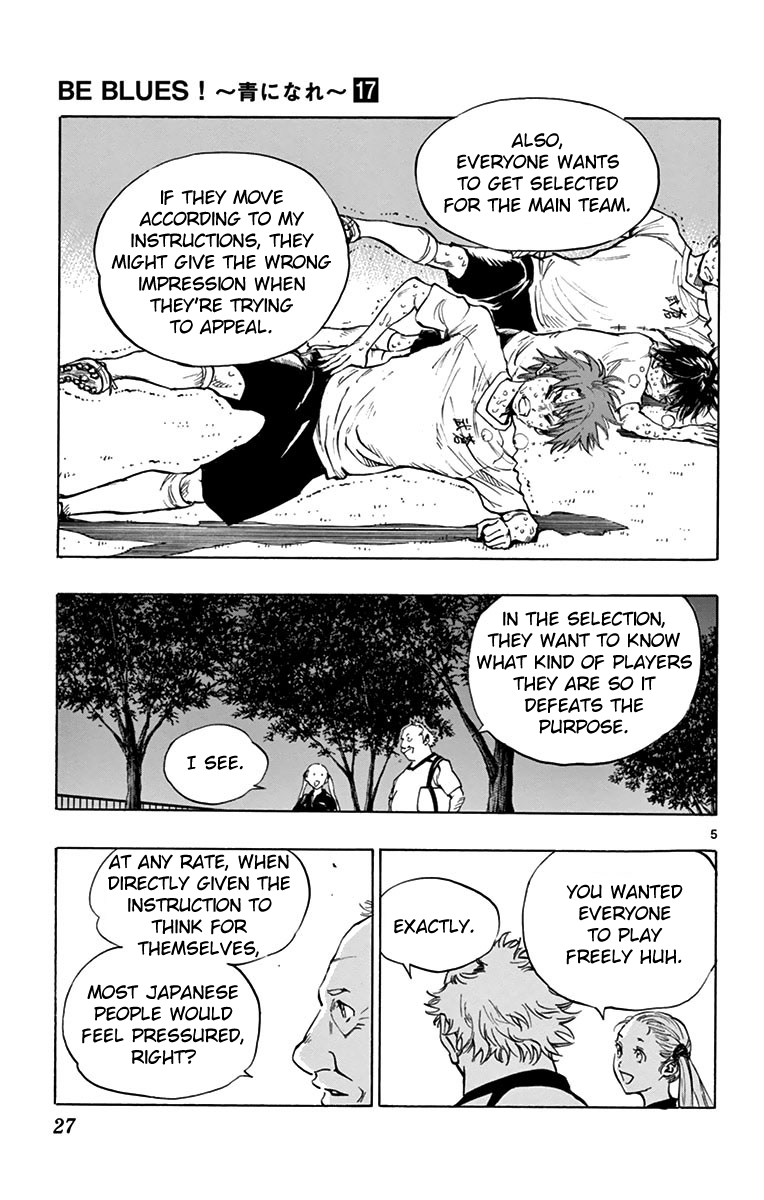 BE BLUES ~Ao ni nare~ Chapter 159 - page 5