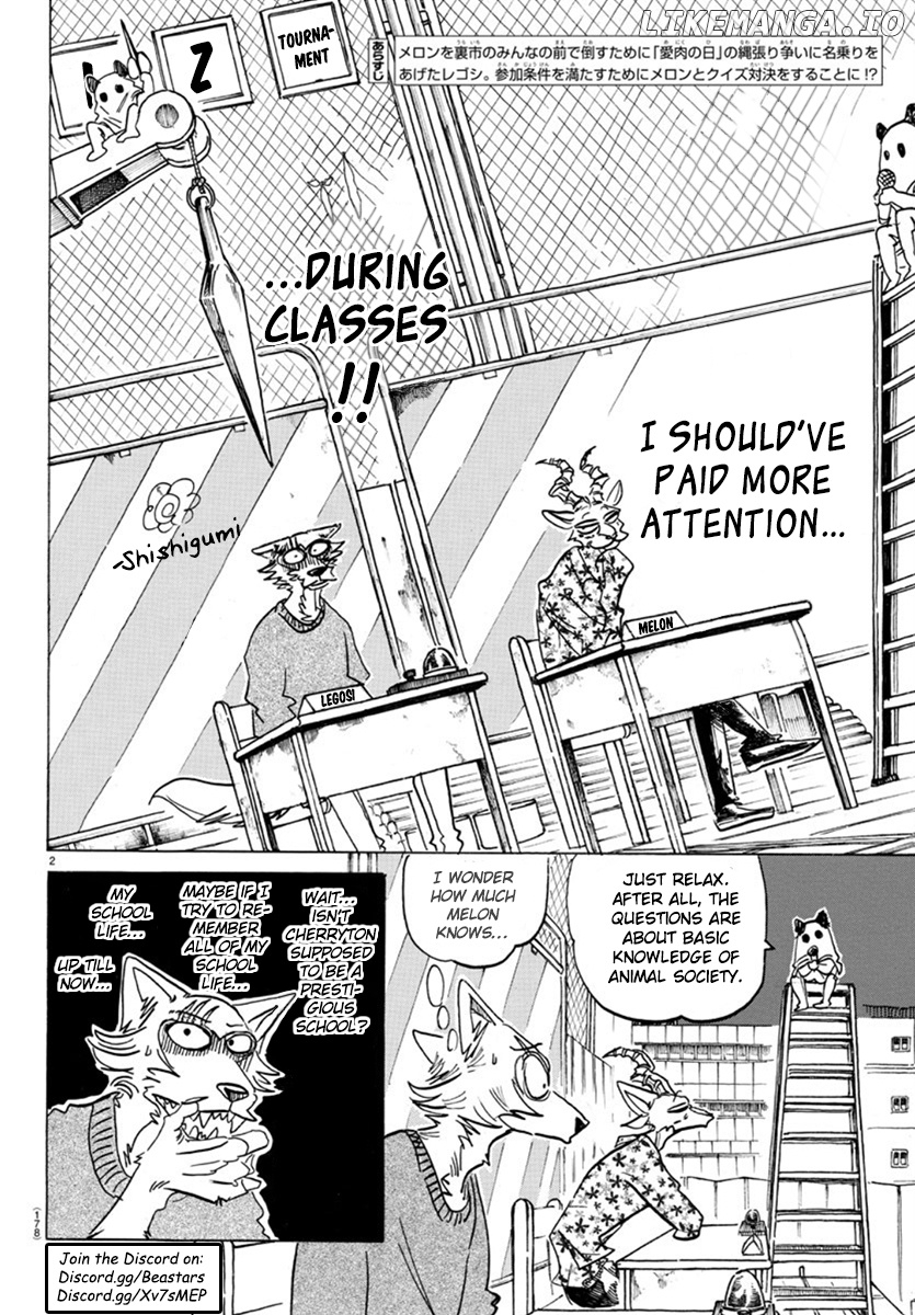 Beastars chapter 168 - page 2