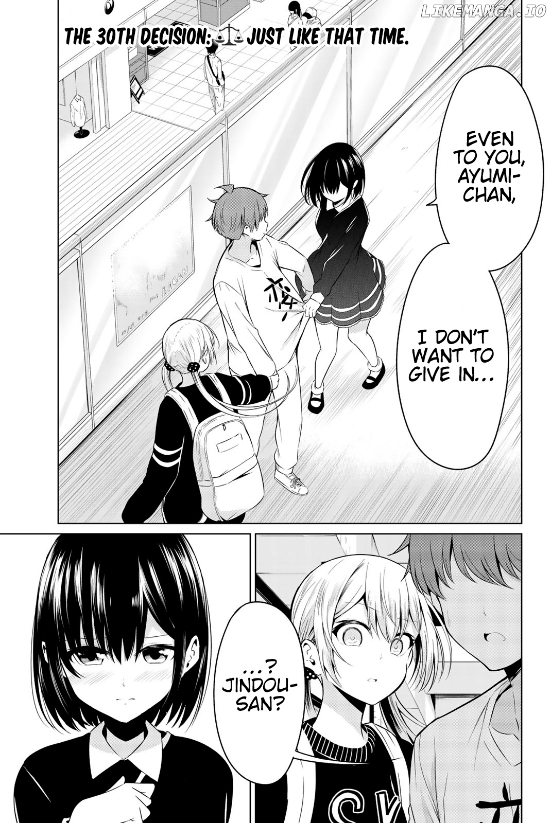 Sekai ka Kanojo ka Erabenai chapter 30 - page 7