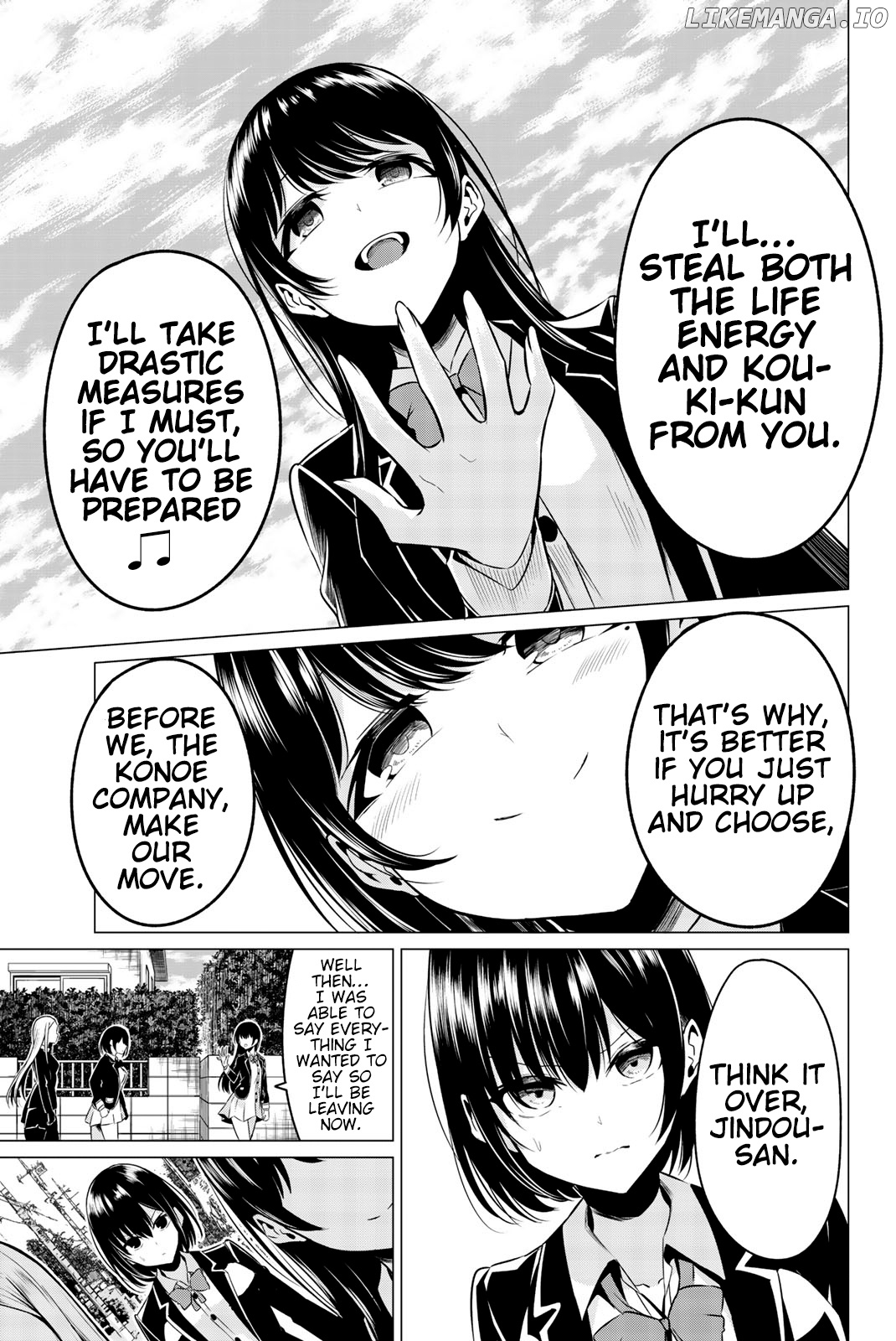 Sekai ka Kanojo ka Erabenai chapter 31 - page 34