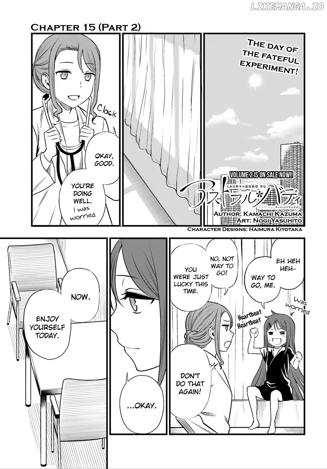 Toaru Kagaku no Railgun Gaiden: Astral Buddy chapter 15.2 - page 1