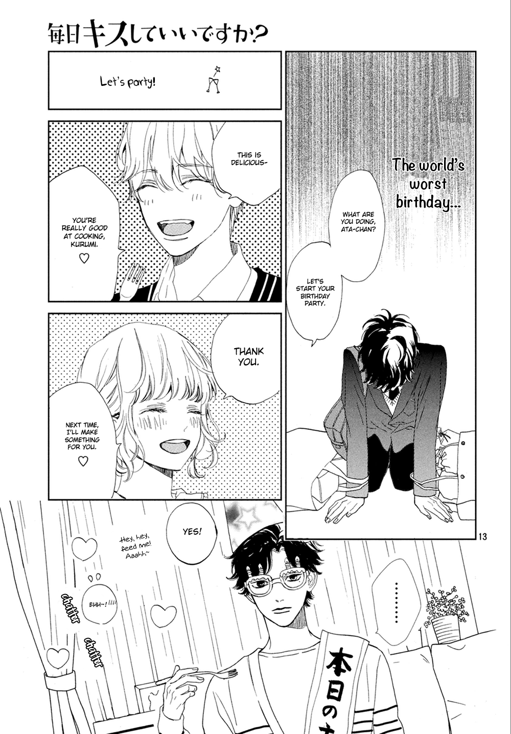 Mainichi Kiss Shite Ii Desu ka? chapter 10 - page 14