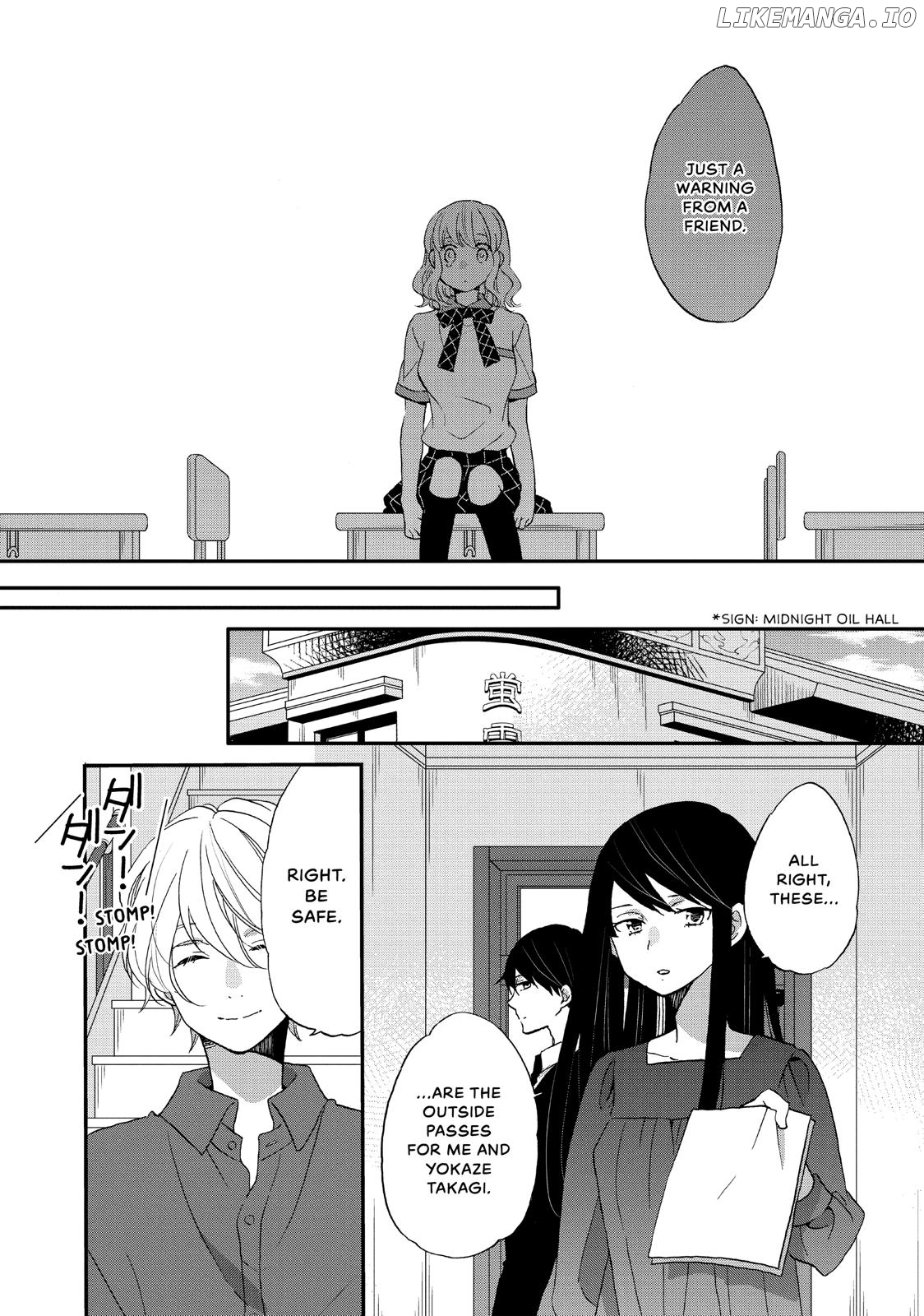 Koi to Himitsu no Gakuseiryou chapter 13 - page 8