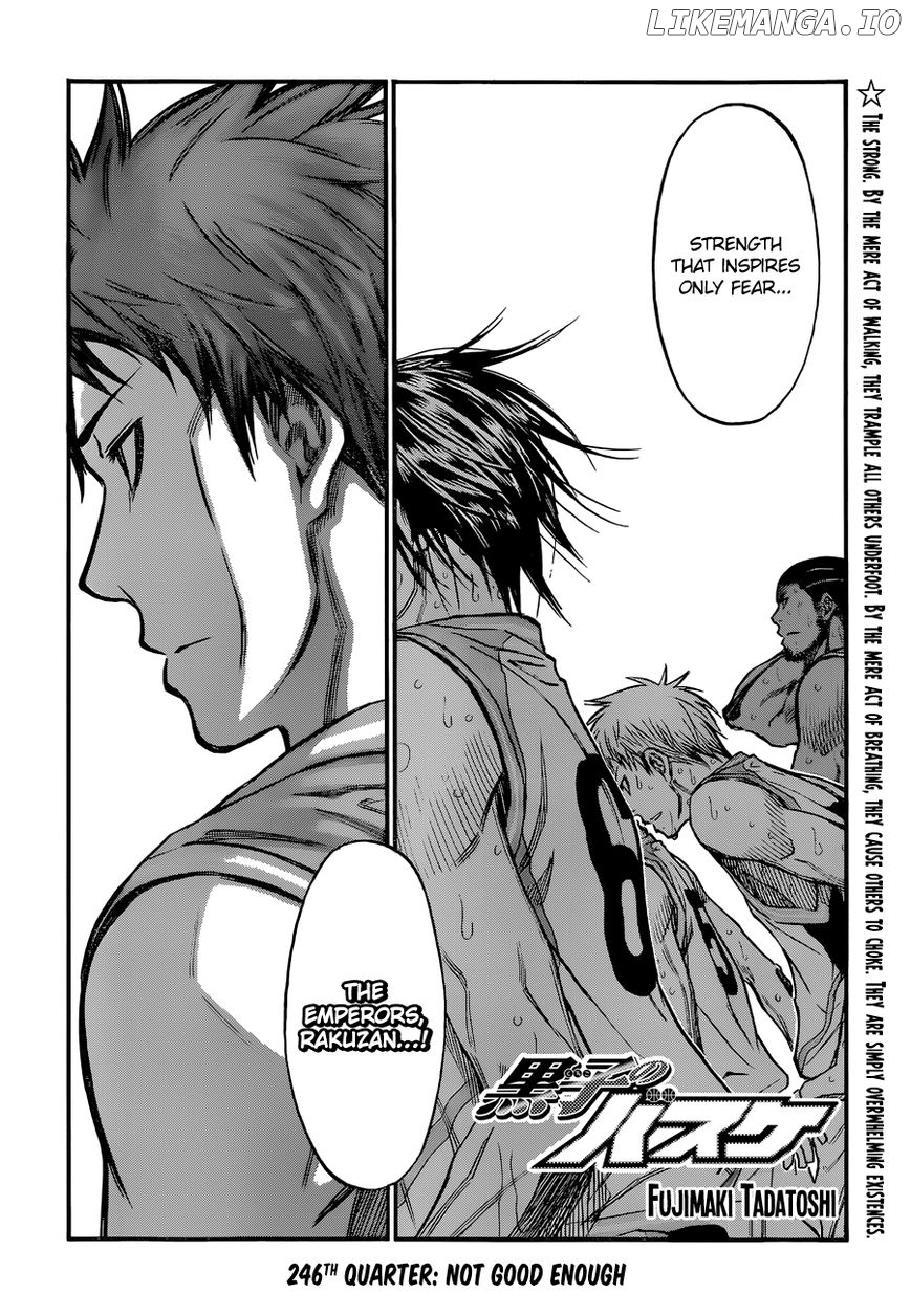 Kuroko no Basket Chapter 246 - page 4