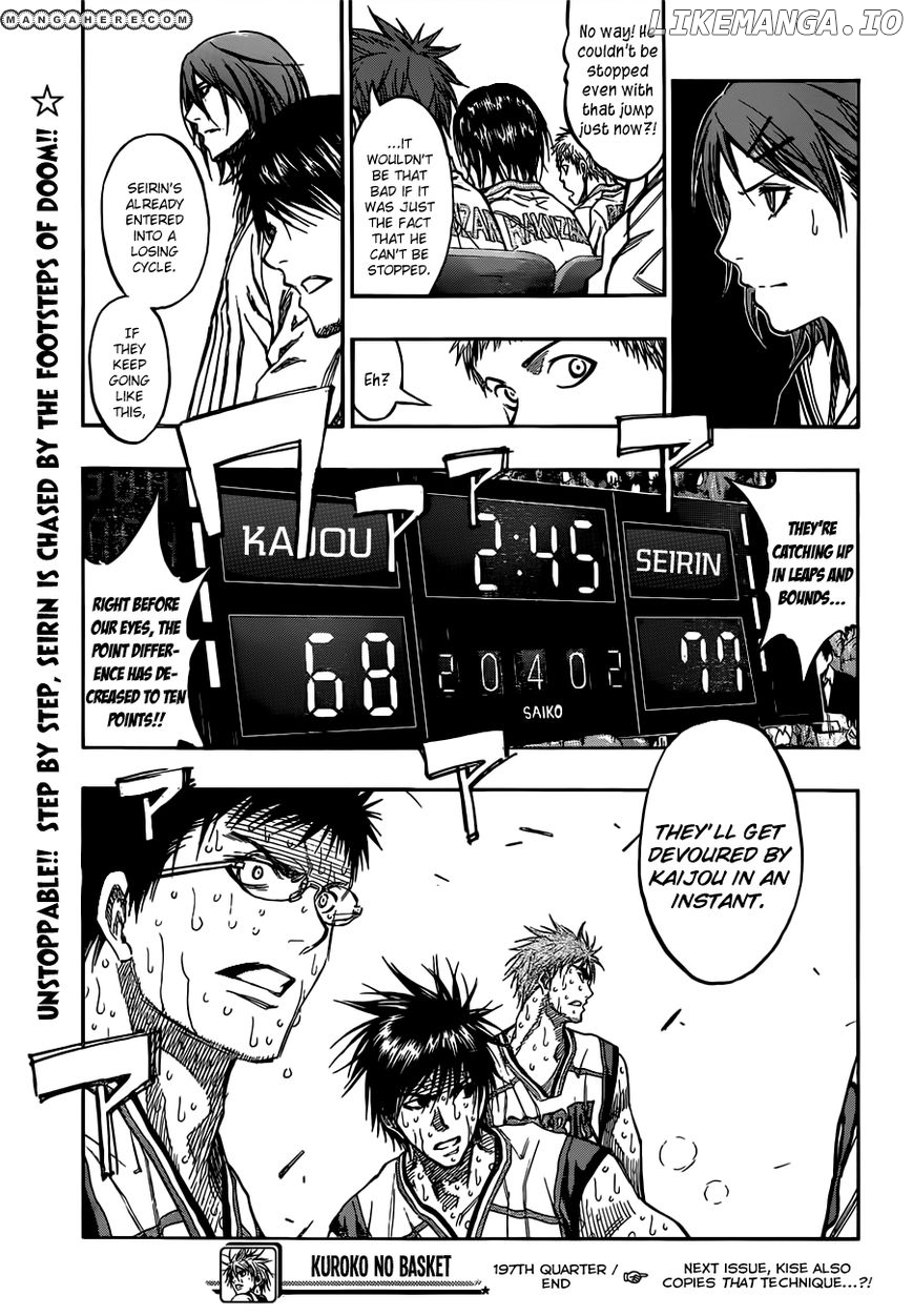 Kuroko no Basket Chapter 197 - page 19