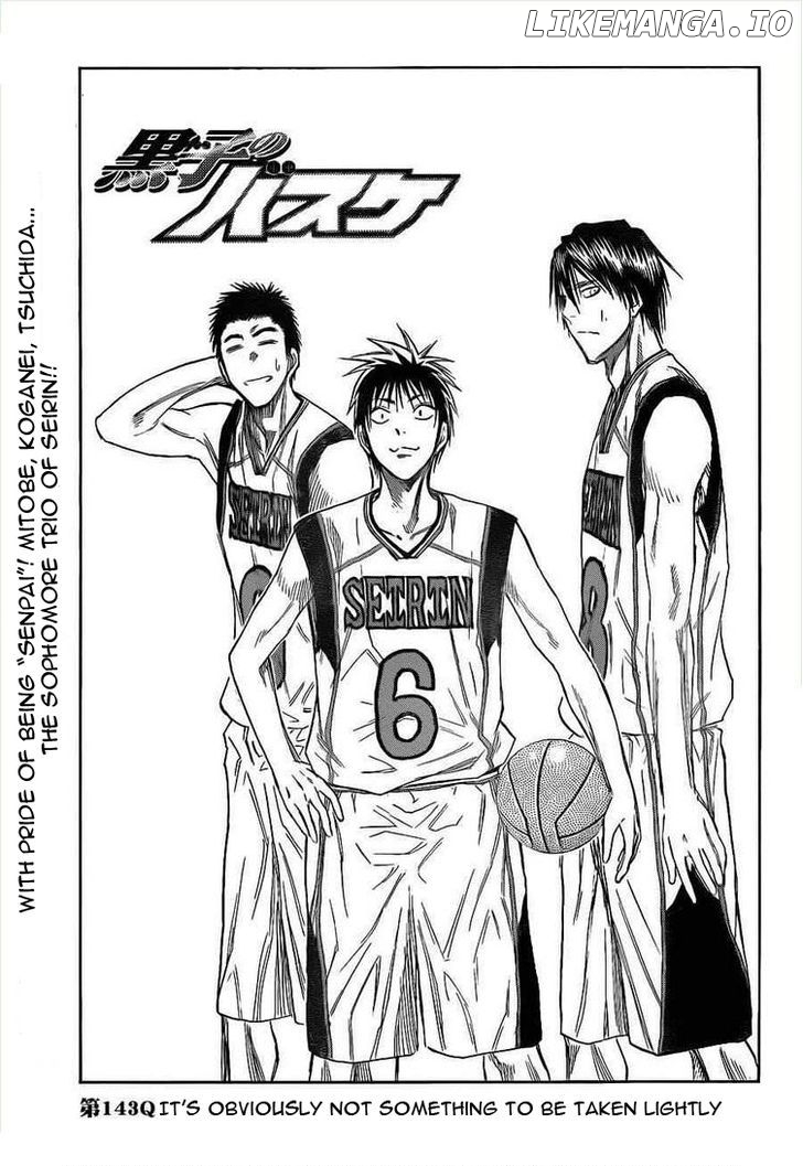 Kuroko no Basket Chapter 143 - page 2