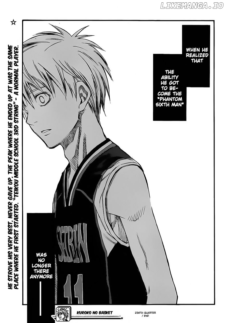 Kuroko no Basket Chapter 236 - page 18