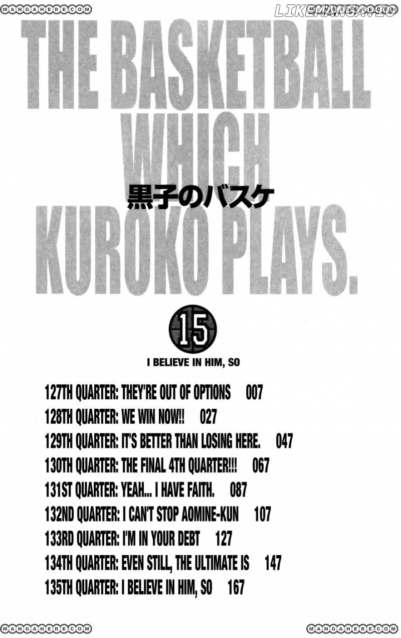 Kuroko no Basket Chapter 127 - page 4