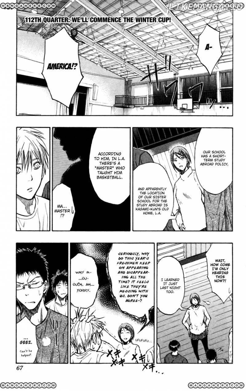 Kuroko no Basket Chapter 112 - page 1