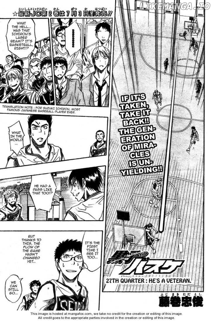 Kuroko no Basket Chapter 27 - page 1