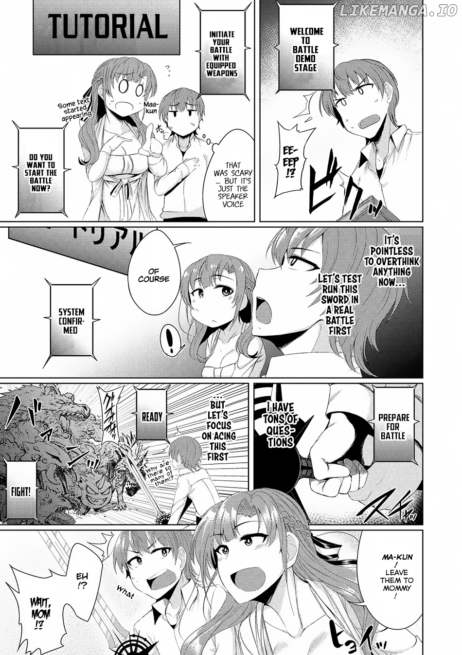 Tsuujou Kougeki ga Zentai Kougeki de Ni-kai Kougeki no Okaa-san wa Suki desu ka? chapter 1.3 - page 7