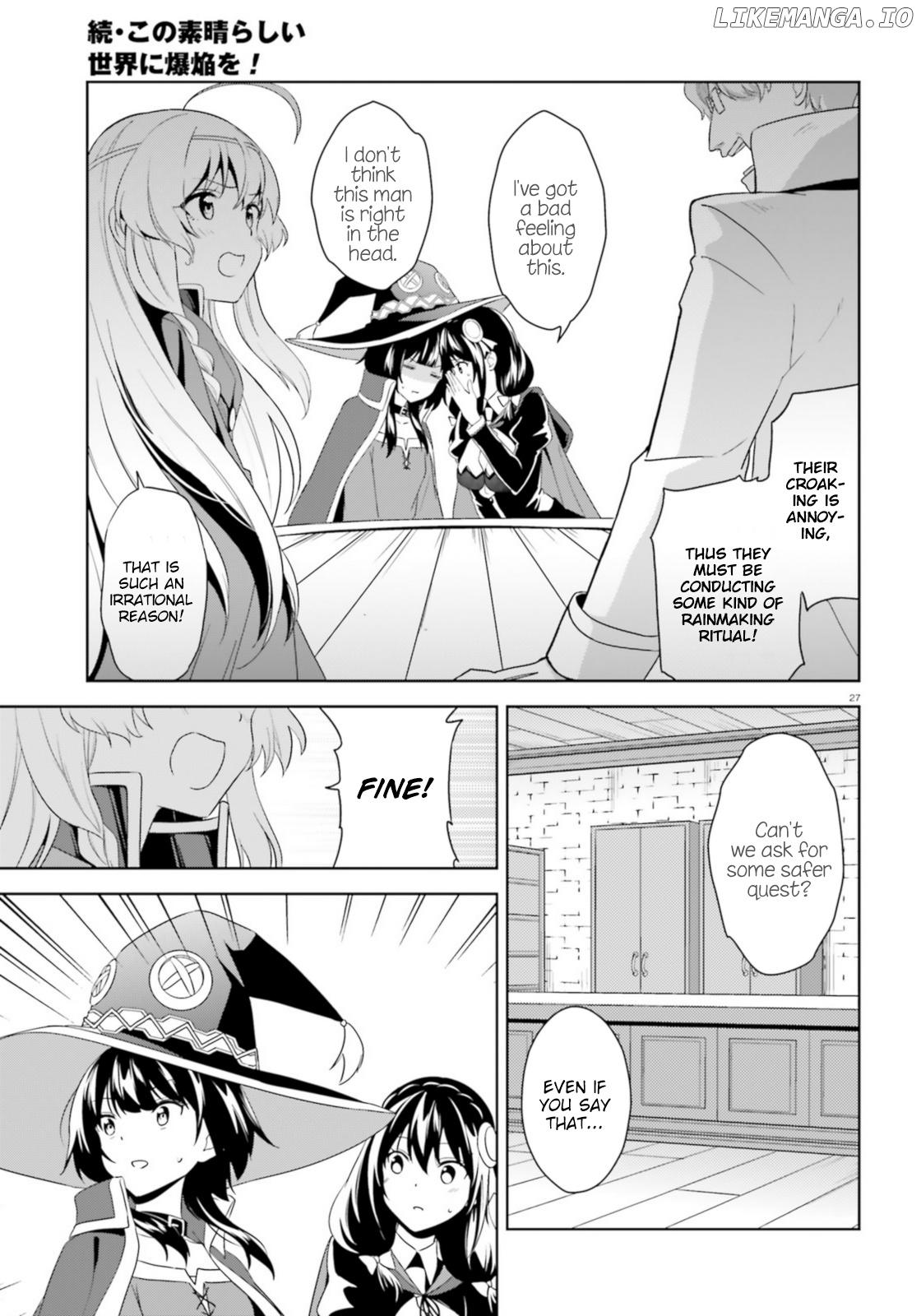 Zoku Kono Subarashii Sekai ni Bakuen wo! chapter 14 - page 27