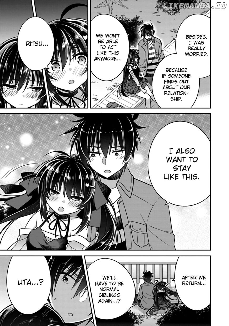 Siscon Ani to Brocon Imouto ga Shoujiki ni Nattara chapter 7.1 - page 7