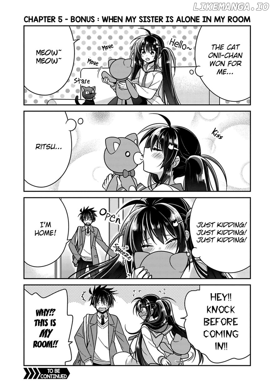 Siscon Ani to Brocon Imouto ga Shoujiki ni Nattara chapter 5.5 - page 1