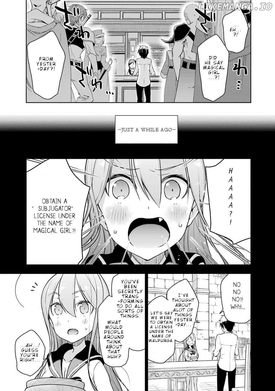 Isekai de Saikyou no Tsue ni Tensei shita Ore ga Iyagaru Shoujo wo Muriyari Mahou Shoujo ni P suru! chapter 5 - page 30