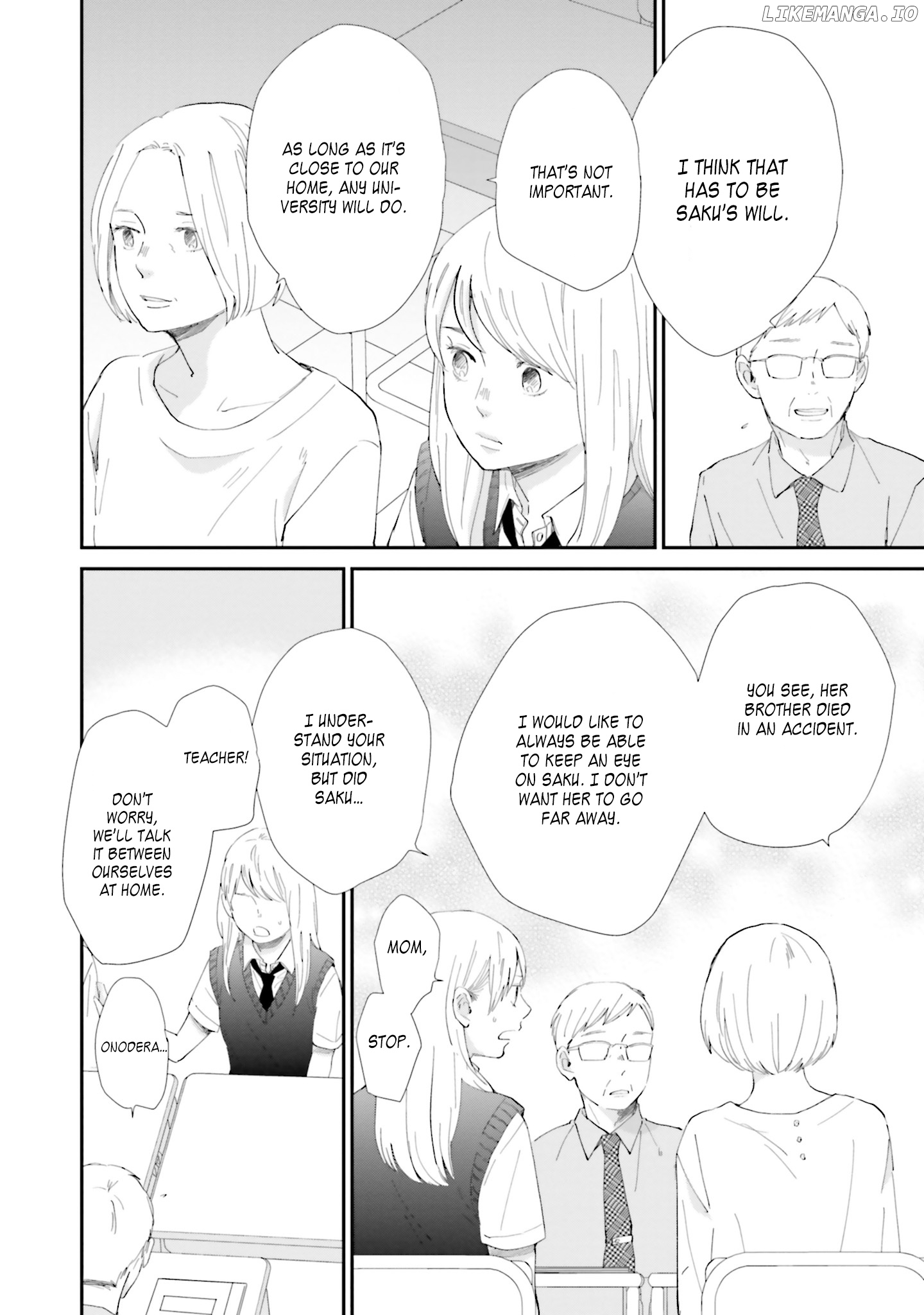 Saku-chan to Nozomi-kun chapter 7 - page 21