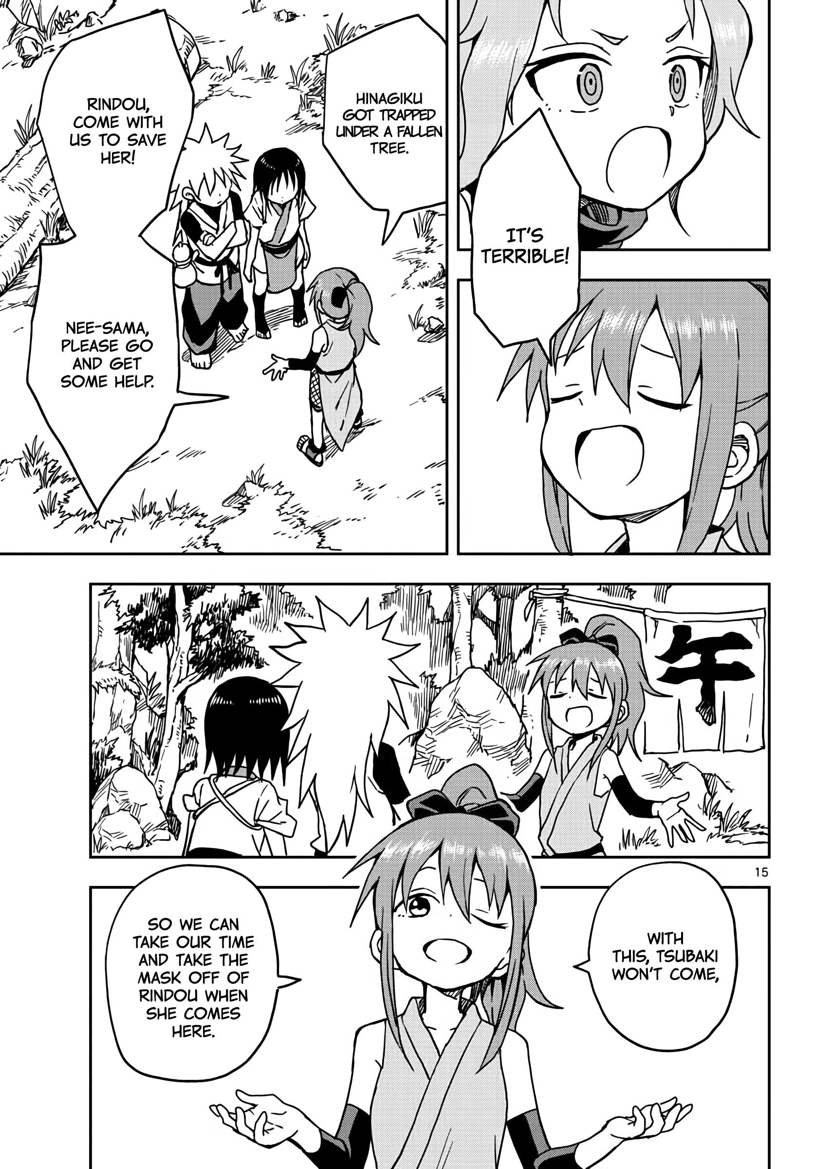 Kunoichi Tsubaki no Mune no Uchi Chapter 17 - page 15