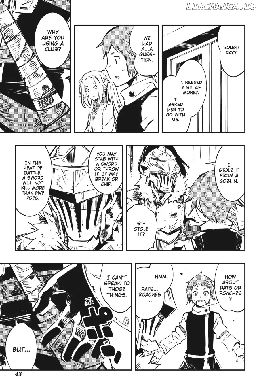 Goblin Slayer: Brand New Day chapter 1 - page 43