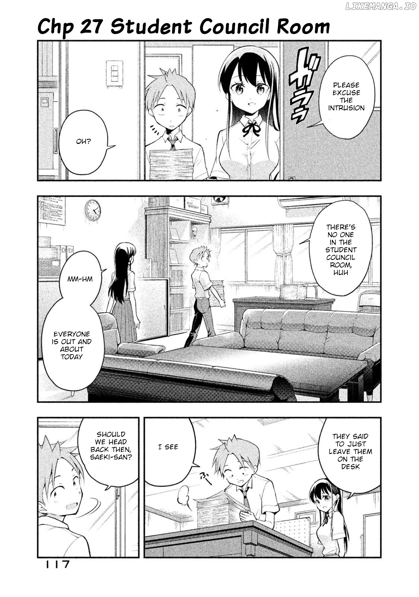 Dignified asleep SAEKI chapter 27 - page 1