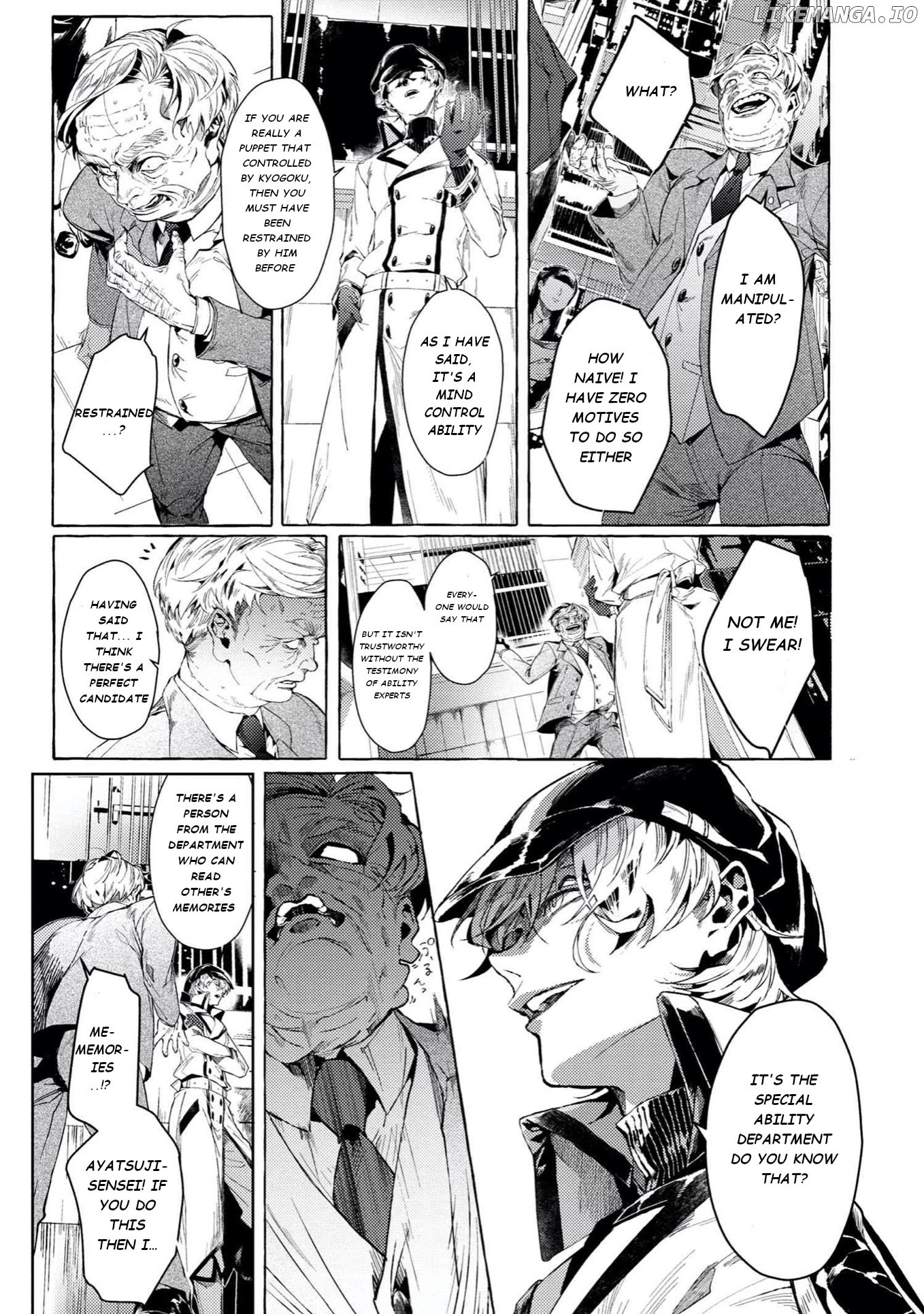 Bungou Stray Dogs Gaiden: Ayatsuji Yukito VS. Kyougoku Natsuhiko chapter 5.2 - page 8