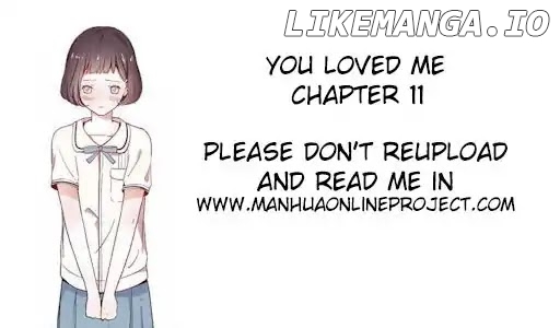 You Loved Me chapter 11 - page 1