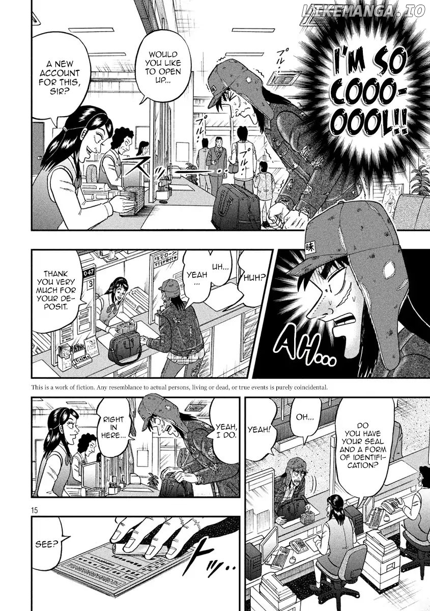 Kaiji series - 6th Part: Tobaku Datenroku Kaiji: 24oku Dasshutsu Hen chapter 67 - page 15