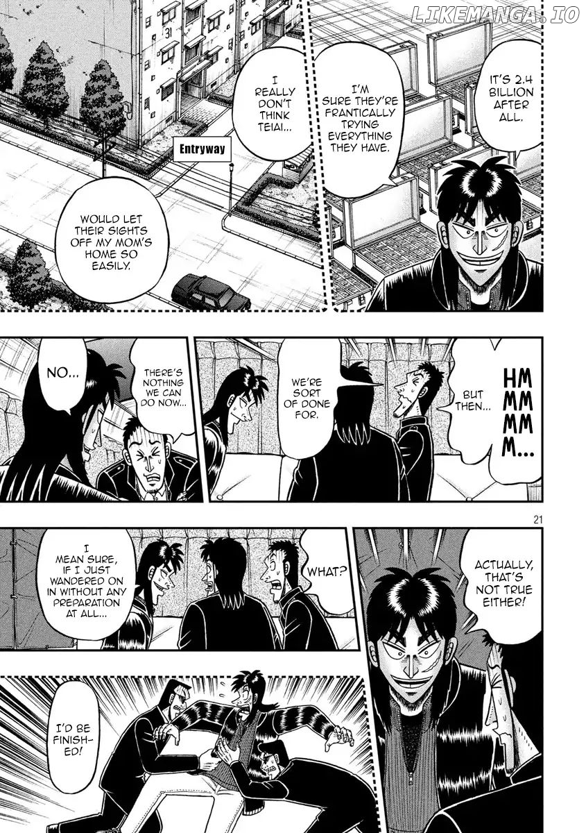 Kaiji series - 6th Part: Tobaku Datenroku Kaiji: 24oku Dasshutsu Hen chapter 42 - page 21