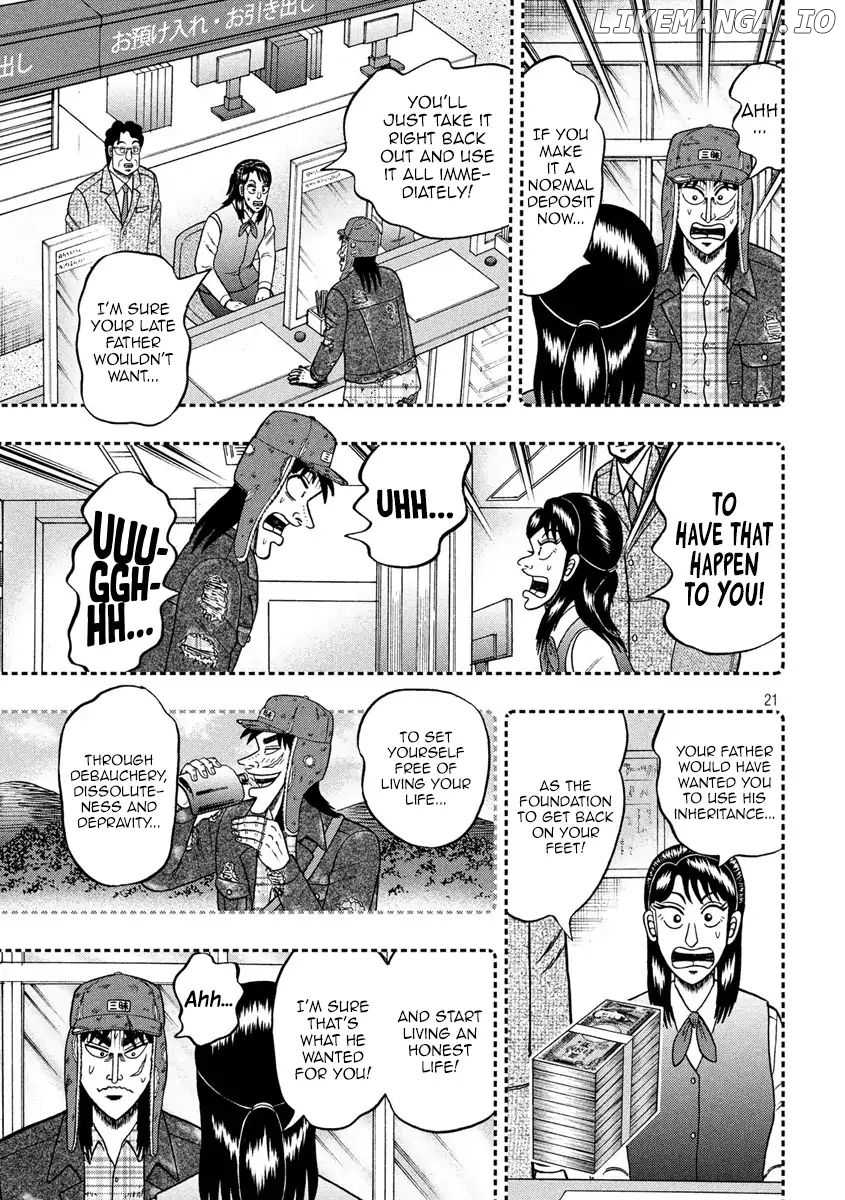 Kaiji series - 6th Part: Tobaku Datenroku Kaiji: 24oku Dasshutsu Hen chapter 68 - page 21