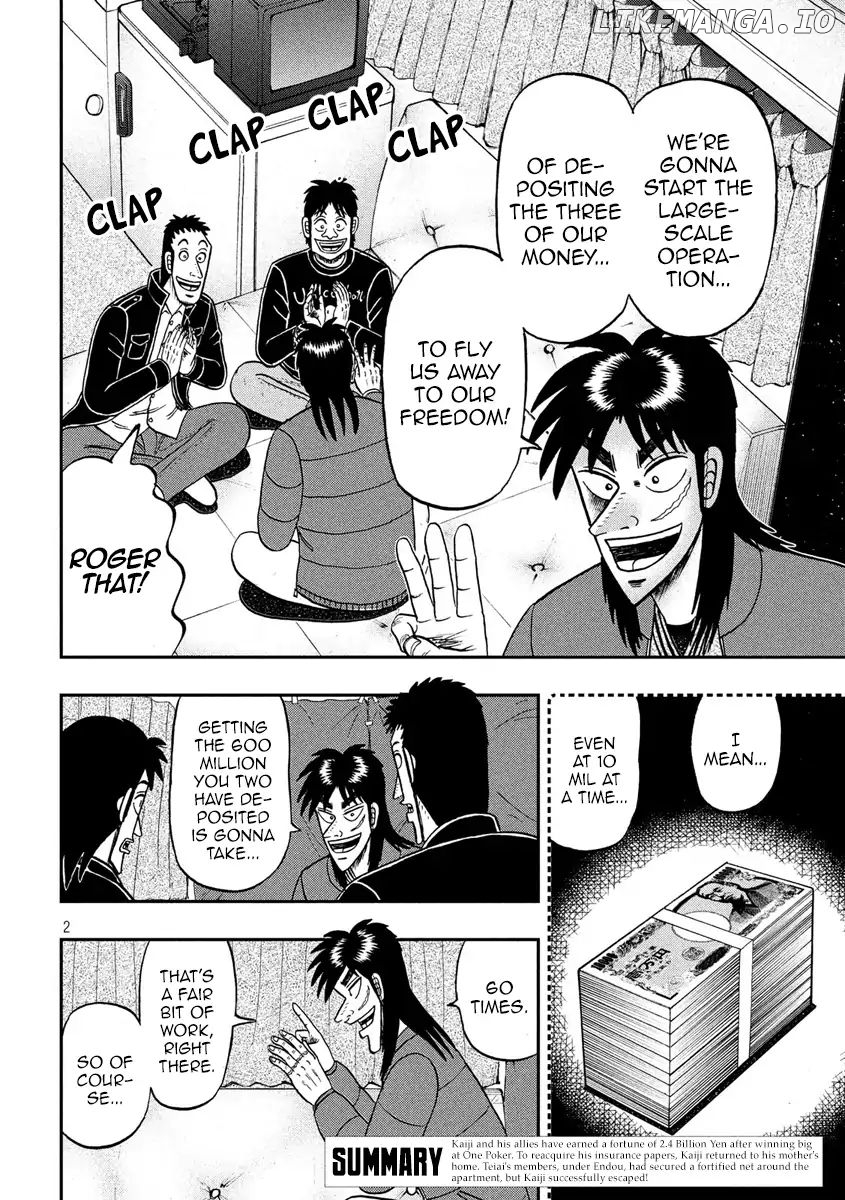 Kaiji series - 6th Part: Tobaku Datenroku Kaiji: 24oku Dasshutsu Hen chapter 66 - page 2